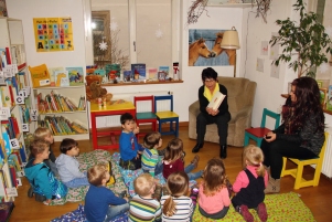 Vorlesung in der Kinderbibliothek - Bildautor: Matthias Pihan, 28.01.2016
