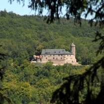Burg Greifenstein - Blick vom Beulwitzfelsen - Bildautor: Matthias Pihan, 30.06.2018