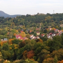 Wohngebiet Hainberg - Blick vom Siegfriedfelsen - Bildautor: Matthias Pihan, 06.10.2018