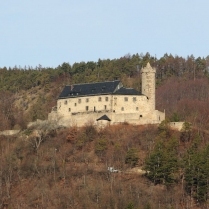 Burg Greifenstein - Blick von der Gemeinde - Bildautor: Matthias Pihan, 06.02.2019