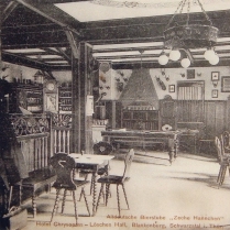 Bierstube Zeche Hannchen im Hotel Chrysopras-Lsches Hall um 1908 - Bildautor: Sammlung Dieter Klotz