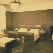 Eines der Fremdenzimmer vor 1928 - Bildautor: Sammlung Dieter Klotz