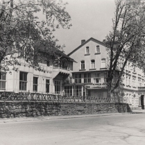 Die Terrasse des Chrysopras in den 1960er Jahren. - Bildautor: Stadtarchiv Bad Blankenburg