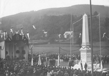 Feierliche Enthllung des Denkmals 1897 - Bildautor: Paul Toennies, 12.10.1897