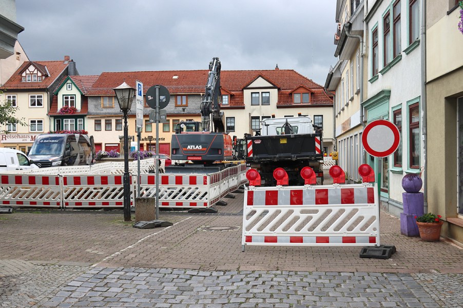Baustelle Marktplatz - Bildautor: Matthias Pihan, 09.09.2024