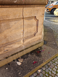 Beschdigung des Marktbrunnens - Der Unfallverursacher wurde ermittelt