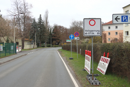 Kreuzungsbereich Wirbacher Stra�e / Dittersdorfer Weg - Bildautor: Matthias Pihan, 31.03.2026