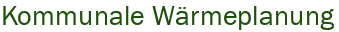 Kommunale Wrmeplanung