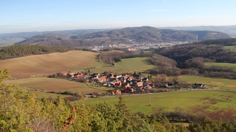 Blick von der Liske auf Zeigerheim - Bildautor: Matthias Pihan, 15.01.2020