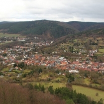 Blick vom Turm der Burg Greifenstein - Bildautor: Matthias Pihan, 11.12.2016