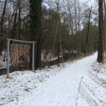 Klanghlzer im Park am Dittersdorfer Weg - Bildautor: Matthias Pihan, 18.01.2017