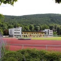 Tribnengebude der Landessportschule - Bildautor: Matthias Pihan, 22.07.2017