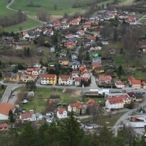 Blick von der Klingenaussicht zum Anger und zum Lbichen - Bildautor: Matthias Pihan, 26.03.2019