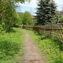 Der Goetheweg hinter der Katholischen Kirche - Bildautor: Matthias Pihan, 01.05.2019