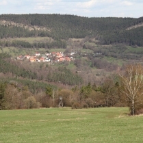 Blick nach Kleinglitz - Bildautor: Matthias Pihan, 11.04.2021