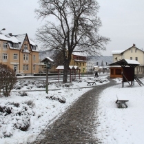 Bahnhofsvorplatz - Bildautor: Matthias Pihan, 26.12.2021