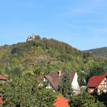 Blick von der Middendorffstrae zum Hausberg - Bildautor: Matthias Pihan, 06.10.2023