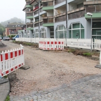 August 2021 - Juli 2022: Georgstrae zwischen Bahnhof- und Bhringstrae