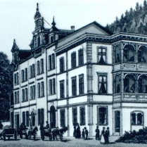 Chrysopras vor 1900 mit der 1. Erweiterung (rechts) - Bildautor: Sammlung Dieter Klotz