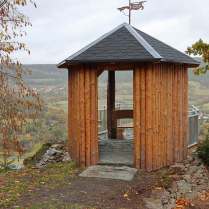 Klingenaussicht mit neuem Pavillon im November 2023 - Bildautor: Matthias Pihan, 05.11.2023