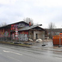 Abriss des Bahnmeistermagazins am 29.01.2025 - Bildautor: Matthias Pihan