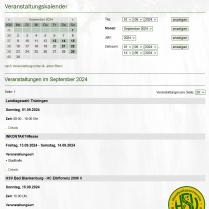 Veranstaltungskalender