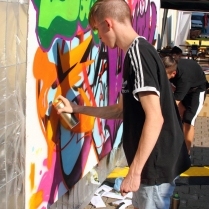 Graffiti-Workshop - Bildautor: Matthias Pihan