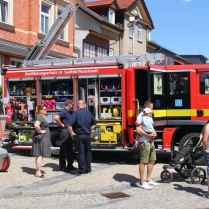 Die Feuerwehr ist auch vertreten. - Bildautor: Matthias Pihan