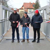 Einweihung der neuen Badewldchenbrcke