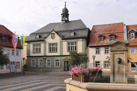 Rathaus mit Marktbrunnen
