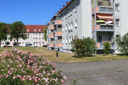 Im Wohngebiet �Siedlung�