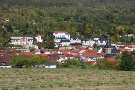 Blick von der Gemeinde